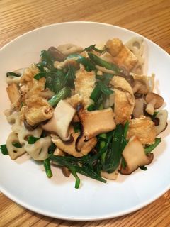 キノコと蓮根の炒め物-レシピのメイン写真