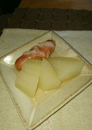 緑ハヤトウリとウィンナーの煮物-レシピのメイン写真