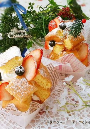 クリスマスにも♥HMで簡単ツリーケーキ-レシピのメイン写真