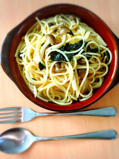楽うま!!しめじのニンニク和風パスタ☆-レシピのメイン写真