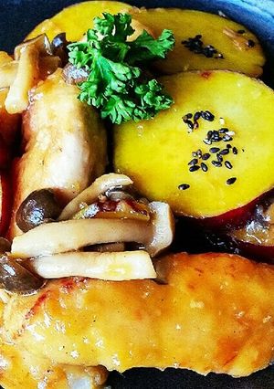 ✨サツマイモと鶏むね肉のオイスター炒め✨-レシピのメイン写真