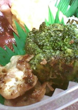 ブロッコリーと豚こまの醤油マヨ炒め-レシピのメイン写真