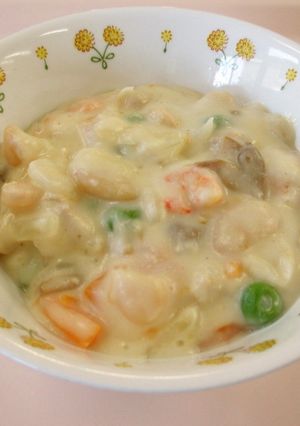 白いんげん豆のクリーム煮　★宇都宮給食-レシピのメイン写真