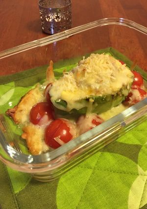 残ったミートソースでアボカドグラタン-レシピのメイン写真