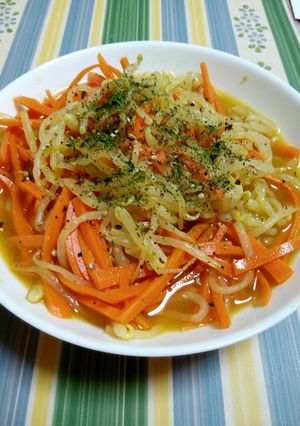 常備菜✨もやし&人参のカレーピクルス✨-レシピのメイン写真