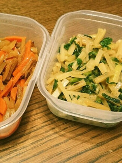 大根の皮おかず 2種 (作り置き)-レシピのメイン写真