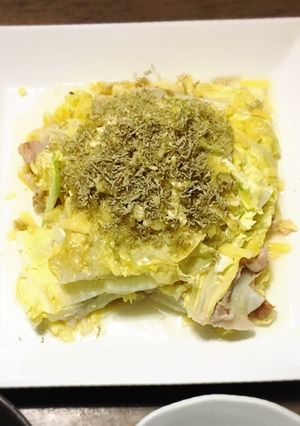 レンチン任せの白菜のミルフィーユ蒸し-レシピのメイン写真