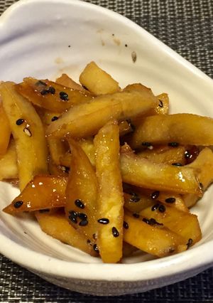 簡単スイートポテトのきんぴら-レシピのメイン写真