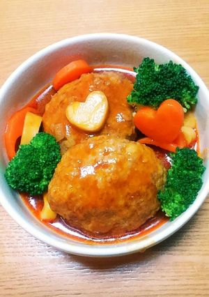 簡単美味しい❤煮込みハンバーグ-レシピのメイン写真