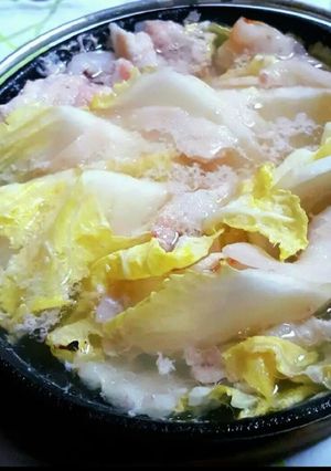 シンプル♪豚肉と白菜のミルフィーユ鍋-レシピのメイン写真