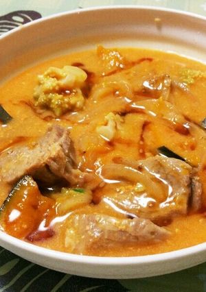 ヒレ肉とカリッコリーのトマトクリーム煮-レシピのメイン写真