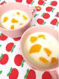 マシュマロで超簡単！杏仁豆腐風ムース♡
