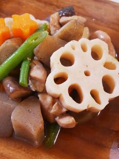 ごろごろ野菜の甘〜い筑前煮-レシピのメイン写真