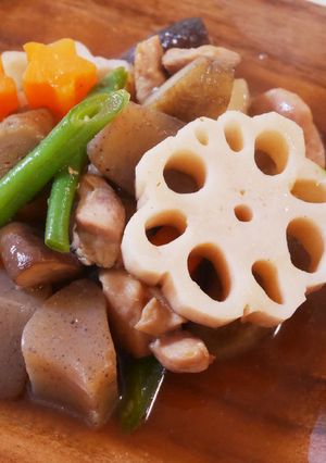 ごろごろ野菜の甘〜い筑前煮-レシピのメイン写真