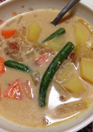 豆乳味噌スープ-レシピのメイン写真
