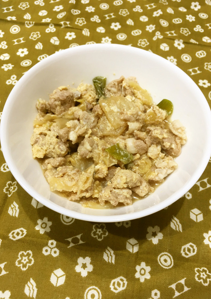 牛肉と白菜のすき焼き風卵とじ♫-レシピのメイン写真