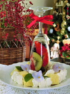 クリスマス*お洒落フルーツショートケーキ-レシピのメイン写真