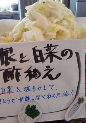 大根白菜の甘酢和え-レシピのメイン写真