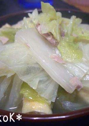 簡単おいしい★白菜のシーチキン煮★-レシピのメイン写真