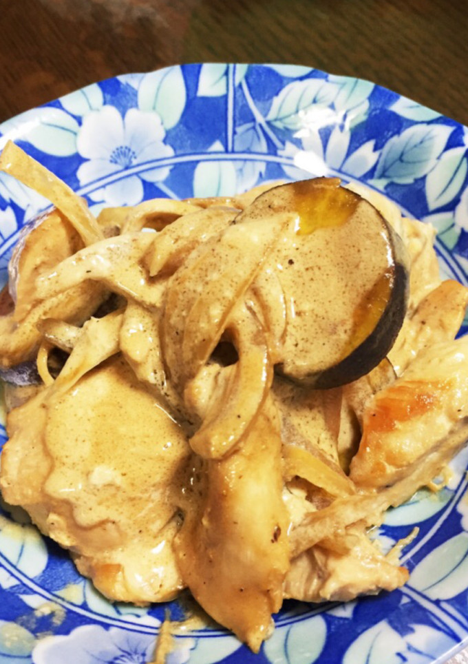 鶏胸肉とさつまいもの簡単クリーム煮-レシピのメイン写真