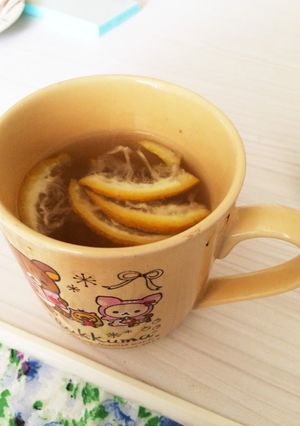 柚子と砂糖、お湯だけで簡単柚子湯♡-レシピのメイン写真