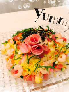 ぉ花畑のちらし寿司-レシピのメイン写真