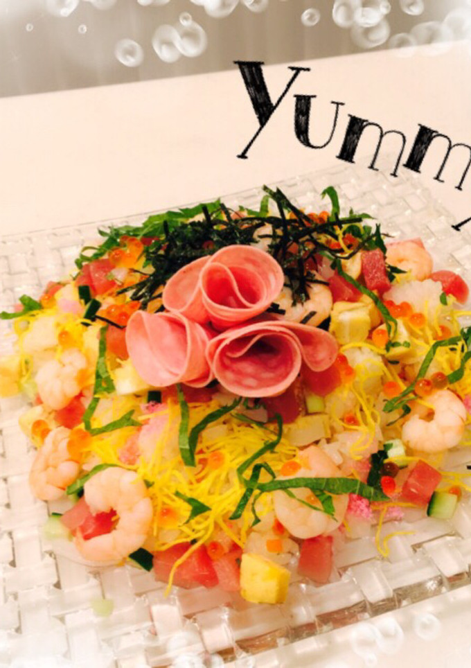 ぉ花畑のちらし寿司-レシピのメイン写真