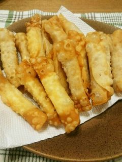 材料2つ*くるくる揚げソーセージ-レシピのメイン写真