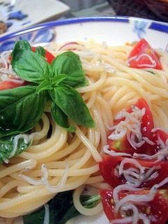 トマトとしらすの冷製パスタ-レシピのメイン写真