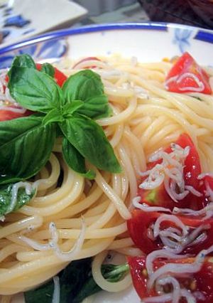 トマトとしらすの冷製パスタ-レシピのメイン写真