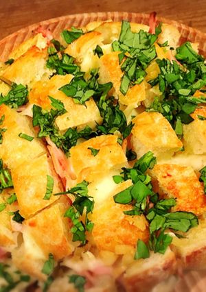 焼くと、広がるチーズたっぷりお花パン!-レシピのメイン写真