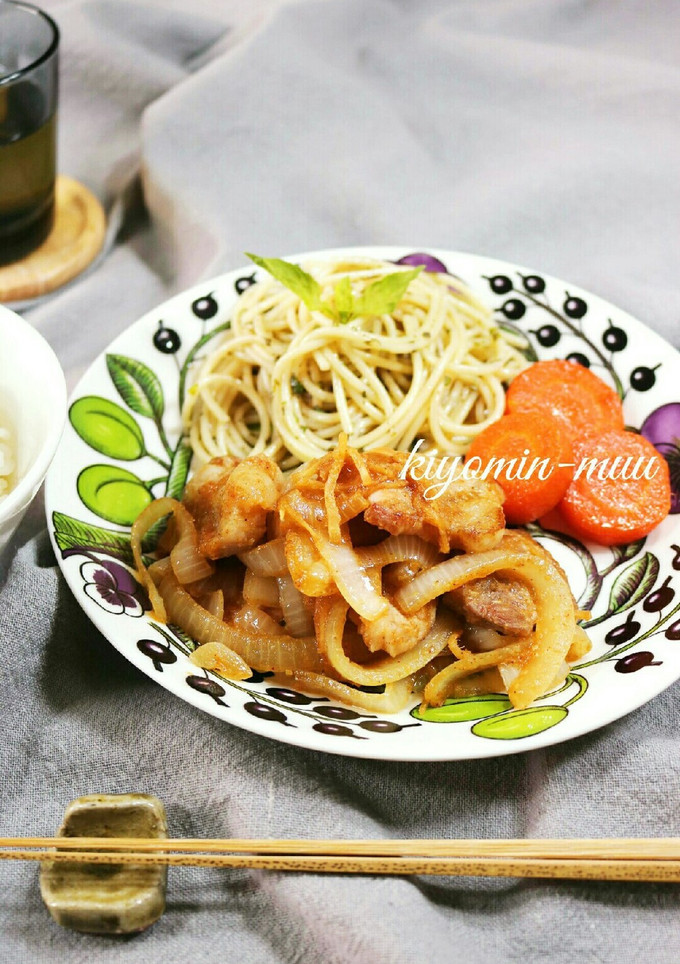 韓国風♡豚のしょうが焼き♪お弁当にも♡-レシピのメイン写真