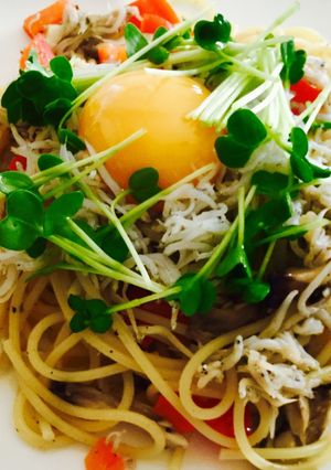 舞茸としらすのさっぱりパスタ(^O^)-レシピのメイン写真