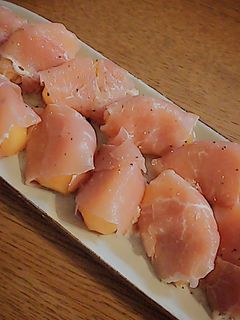 ワインに合う★柿×生ハム-レシピのメイン写真