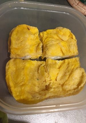 簡単～！レンジで出来る、お弁当の卵焼き-レシピのメイン写真