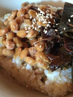 昆布と鰹節の佃煮&納豆ご飯-レシピのメイン写真