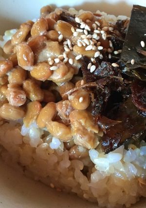 昆布と鰹節の佃煮&納豆ご飯-レシピのメイン写真