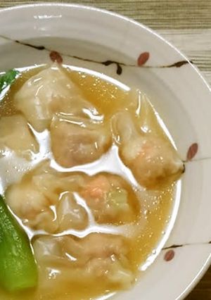 つるっとぷりっぷり♪簡単エビワンタン-レシピのメイン写真