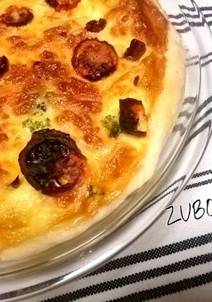 たっぷりチーズのおつまみキッシュ-レシピのメイン写真