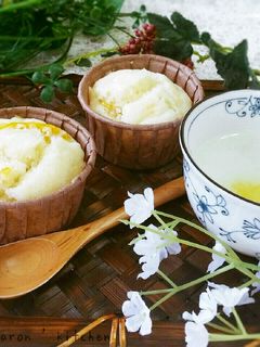 冬のおやつ♥お鍋で簡単ゆず蒸しパン-レシピのメイン写真