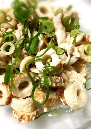レンジで簡単ささみとちくわの醤油マヨ和え-レシピのメイン写真