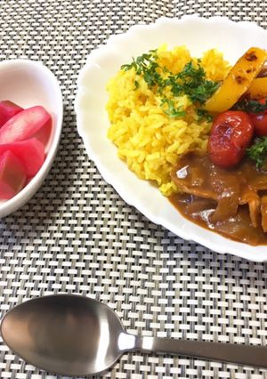 香り良いサフランライスカレー-レシピのメイン写真