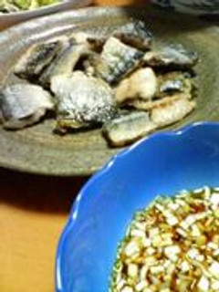 さんまをさっぱりネギソースで!-レシピのメイン写真
