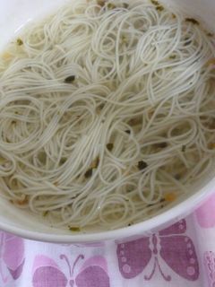 3分で出来ます♪そうめんお茶漬け-レシピのメイン写真