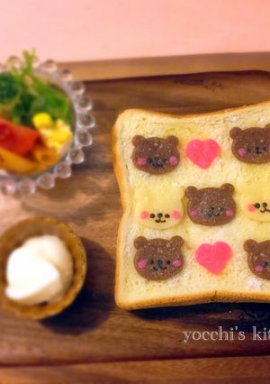 メロンパン☆トーストdeコッタ-レシピのメイン写真