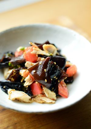 鶏ささみとトマトのキクラゲのピリ辛中華風-レシピのメイン写真