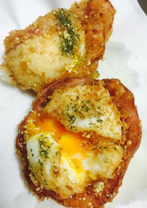 メインになるハム玉フライ-レシピのメイン写真