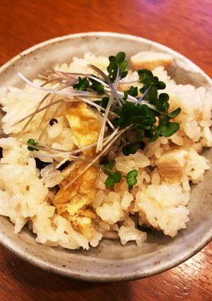 鶏&ぶなしめじの炊き込みごはん-レシピのメイン写真