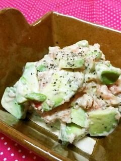 アボカドとマグロのスイチリマヨ和え-レシピのメイン写真