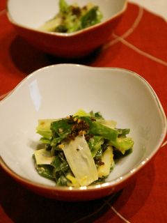 蒸したネギの味噌マヨ和え-レシピのメイン写真